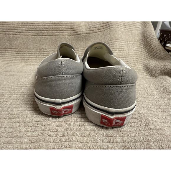 Vans Classic Slip-On Gray Sneakers Shoes Size Mens 6.5 womens 8 - Picture 2 of 7